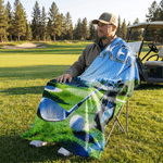 Coperta morbida da golf personalizzata con nome Regalo di compleanno per gli amanti del golf