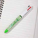 Personalized Glitter Practical Birth Flower 3 in 1 Ballpoint Pen with Name Daily Use Birthday Gift for Student Woman