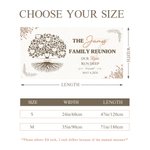 Gepersonaliseerde Family Tree Design Family Reunion Banner met Naam en Datum Party Decor Familiebijeenkomst Cadeau voor Family Party Planner