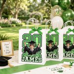 Personalized Graduation Elegant Bow Lightweight Colorful Gift Bag with Photo and Name 2026 Graduation Party  Celebration Gifts for Graduates