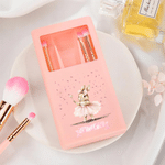 Set di pennelli per il trucco personalizzato con nome e specchio Regalo di compleanno per gli amanti del balletto