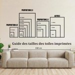 Toile personnalisées avec photo nom et texte - Dessinée à la main style animation minimaliste - Cadeau de fête des Pères pour papa