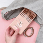 Set di pennelli per il trucco personalizzato con nome e specchio Regalo di compleanno per gli amanti del balletto