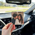 Personalized Multi-Shape Photo Car Air Freshener Ornament Car Interior Decor Bithday Gift for Family Friends