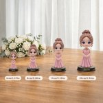 Personalised 3D Bridesmaid Photo Figurine Ornament with Text Desk Decoration Wedding Bachelorette Party Gift for Bridesmaid