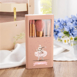 Set di pennelli per il trucco personalizzato con nome e specchio Regalo di compleanno per gli amanti del balletto