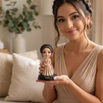 Personalised 3D Bridesmaid Photo Figurine Ornament with Text Desk Decoration Wedding Bachelorette Party Gift for Bridesmaid
