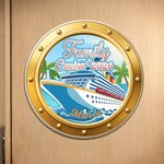 Personlig kjøleskapsmagnet med navn og årstall Hjemmedekorasjon Familiegjenforening Cruiseferie Bursdagsgave til familie og venner