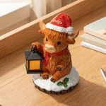 Personalizzato Carino fatto a mano Highland Cow caldo bagliore luce notturna con nome Decorazione casa Compleanno Anniversario regalo per i bambini Highland Cow amanti