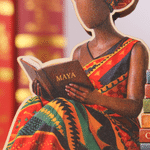 Personalisierte afroamerikanischen Lesen Frau hölzerne Ornament mit Namen Home Decor Afrozentrische Geschenk für Frauen Bücherwürmer Buchliebhaber