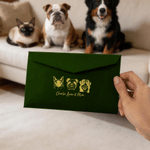 Personalized Pet Face Photo Wooden Rubber Stamp with Text Wedding Napkin Invitation Envelope Decor Birthday Gift for Newlyweds Pet Lovers