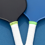 Fascia personalizzata multicolore per il manico della racchetta da pickleball con scritta: regalo di compleanno per gli appassionati di pickleball