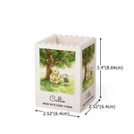 Personalized Building Blocks Brick Classic Winnie the Pooh Large Capacity Pencil Holder Desk Decor Back to School Birthday Gift for Children