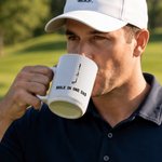 Personalized Best Dad By Par Golf Club 11/15 oz Ceramic Coffee Mug with 1-7 Names Birthday Father's Day Gift for Father Grandpa Golf Lover