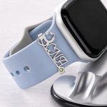 Personalized Birthstone Cute Multicolor Stethoscope Watch Band Charm with Initials Nurse Appreciation Gift for Nurses Doctors Medical Students