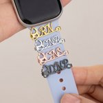 Personalized Birthstone Cute Multicolor Stethoscope Watch Band Charm with Initials Nurse Appreciation Gift for Nurses Doctors Medical Students