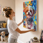 Gepersonaliseerde fotodoeken in graffitistijl met naam – Woonaccessoires, verzonden vanuit de VS – Cadeau voor dagelijks gebruik voor verjaardagen, voor eigenaren van huisdieren