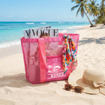 Personalized Summer Theme Design Tote Beach Bag with Name Daily Use Travel Birthday Gift for Women Besties