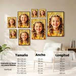 Impresiones en lienzo personalizado con estilo de pintura al óleo moderna y nombre decoración de hogar regalo de aniversario para familiares y amigos