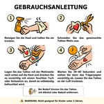 Personalisierte temporäre Cartoon-Gesichtsfoto Tattoos | wasserfest mit Namen und Datum | 12er-Set | Hochzeitsparty Geschenk für Brautpaar Gäste
