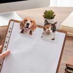 Personalised Acrylic Photo Clip Daily Use Birthday Party Gift for Pet Owners Family Friends