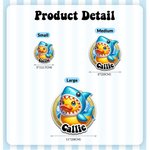 Personalized Cartoon Cruise Rubber Duck Door Magnet with Name  Stateroom Decor Birthday Summer Travel Gift for Family Friends Cruise Lovers Travelers