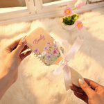 Personalised Watercolour Birth Flower Hair Brush with Name Anniversary Birthday Daily Use Gift for Women Friends Family