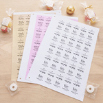 Personalized Mint to Be Waterproof Stickers with Name and Date Candy Decor Set of 50 Wedding Party Favor Gift for Couple Newlyweds