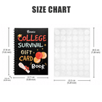 Personalized Graduation Cap Balloon College Survival Gift Card Book with Name and Cash Holder Graduation Birthday Gift for College Students Graduates