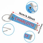 Etiqueta de equipaje personalizada con monograma multicolor y efecto sombreado: accesorios de viaje para viajes de negocios, regalo de cumpleaños para estudiantes y amantes de los viajes