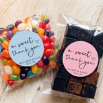 Personalised Multicolor A Sweet Thank You Sticker with Name and Date Wedding Party Gift for Wedding Planner Couple