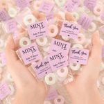 Personalized Mint to Be Waterproof Stickers with Name and Date Candy Decor Set of 50 Wedding Party Favor Gift for Couple Newlyweds