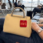 Personalisierter zweifarbiger Acryl-Kofferanhänger mit Schatten-Monogramm – für den täglichen Gebrauch, Abenteuerreisen, Flitterwochen – Geschenk für Reisende, Freunde und Familie