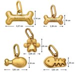 Personalisiertes Knochenform-Haustier-Namensschild mit Gravur | Telefonnummer und Adresse | Anti-Verlust-ID-Anhänger | Geschenk für Tierbesitzer