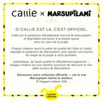 Portefeuille personnalisé en cuir PU à trois volets avec nom Anniversaire Cadeau de Noël pour les femmes Filles | Callie × Marsupilami®.