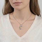 Gepersonaliseerde sierlijke geboorteketting met 1-6 namen Verjaardag Moederdagcadeau voor moeder oma vrouw