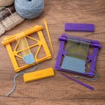 Personalized 3D-Printed Portable Loom Weaving Kit with Name Daily Use Travel Birthday Christmas Gift for Weavers Craft Beginners