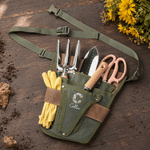 Personalized Canvas Floral Letter Waterproof Durable Tool Pouch Belt Daily Use Birthday Gift for Gardener Electrician Mechanic