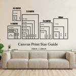 Personalized Watercolour Dating Location Photo Canvas Prints with Text and Date Ship from USA Wedding Party Gift for Couples Newlyweds