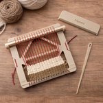 Personalized 3D-Printed Portable Loom Weaving Kit with Name Daily Use Travel Birthday Christmas Gift for Weavers Craft Beginners