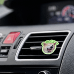 Personalised Pet Photo Acrylic Car Vent Clip with Name Dog Cat Air Vent Clip Cute Car Decor Birthday Gift for Pet Owners Drivers