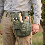 Personalized Canvas Floral Letter Waterproof Durable Tool Pouch Belt Daily Use Birthday Gift for Gardener Electrician Mechanic