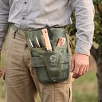 Personalized Canvas Floral Letter Waterproof Durable Tool Pouch Belt Daily Use Birthday Gift for Gardener Electrician Mechanic