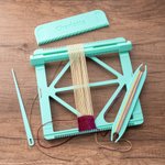 Personalized 3D-Printed Portable Loom Weaving Kit with Name Daily Use Travel Birthday Christmas Gift for Weavers Craft Beginners