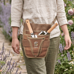 Personalized Canvas Floral Letter Waterproof Durable Tool Pouch Belt Daily Use Birthday Gift for Gardener Electrician Mechanic