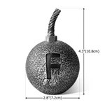 Personalized Vintage Engraved Initial Funny Bomb Paperweight Desk Accessory Home Work Office Decor Gift for Co-Worker Friend