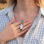 Personalised Hand-Drawn Horse or Mule Face Photo Necklace with Decoration Dainty Jewellery Birthday Anniversary Gift for Horse Lovers
