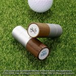Gepersonaliseerde monogram golfbalstempel met naam en blikken opbergdoos ideaal voor golfclub wedstrijddag verjaardagscadeau voor golfliefhebbers