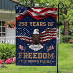 Personalised Stars & Stripes American Flag Garden Flag with Text American Semiquincentennial Independence Day Gift for American Families Patriots