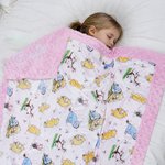 Personalized Classic Winnie the Pooh Soft Dot Blanket with Embroidered Name Nursery Bedding Decor Birthday Baby Shower Gift for Newborn New Mom